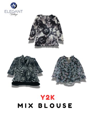 Y2K Mix Blouse - EVM2118