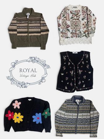 Y2K / Vintage Collection de Tricots Vintage Premium