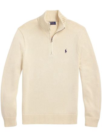 Polo half zipp sweater