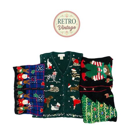 Christmas vintage & unique vest |E|