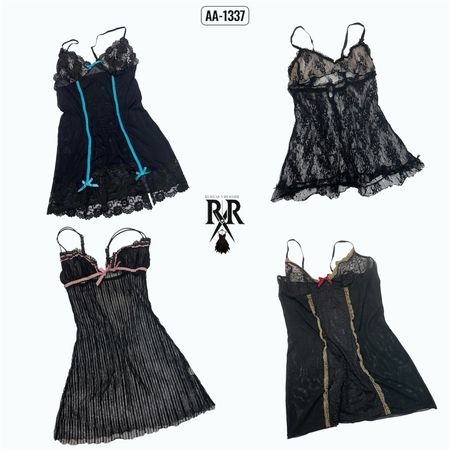 Y2k Black Gothic Lingerie (AA-1337)