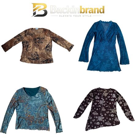 Y2k long sleeve mesh tops (PP_53)