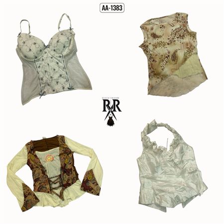 Y2k Soft Girl Aesthetic Mix Tops (AA-1383)