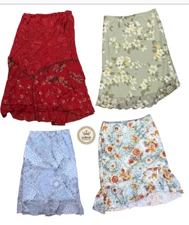 Y2K poly Mesh unique skirt 10 pcs 1276