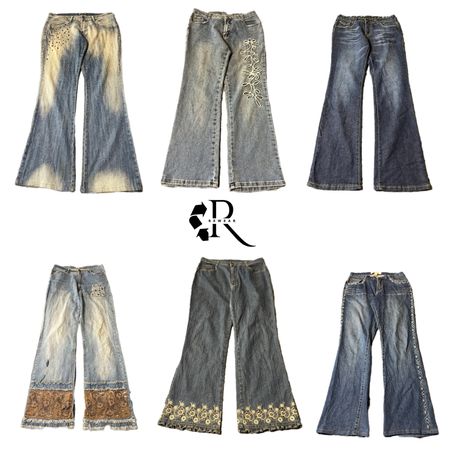 Upcycled Y2K Denim Jeans