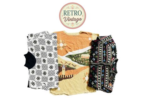 Vintage Embroidered Knit Sweater | Cottagecore Grandpa Knit |E|