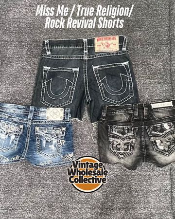 🔴 Miss Me / True Religion / Rock Revival Shorts - (01/09)