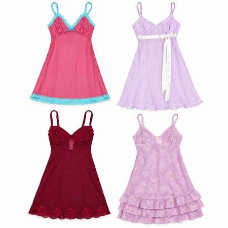 Y2k Multi cloure slip Dress 15 Pcs pv 12