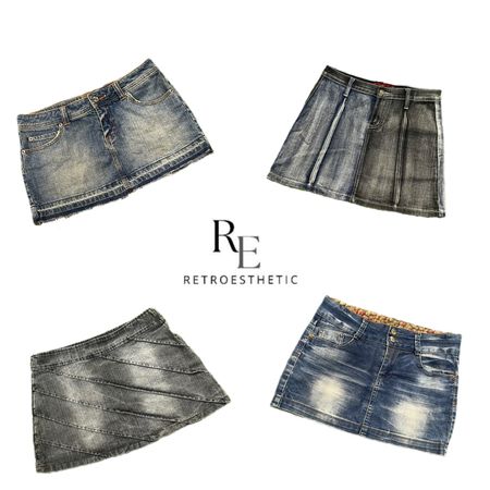 Y2K Paris Hilton Denim Mini Skirt RW-3741
