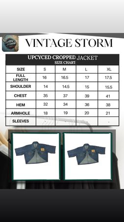 Upcycled Levi’s Minimal Crop Jacket