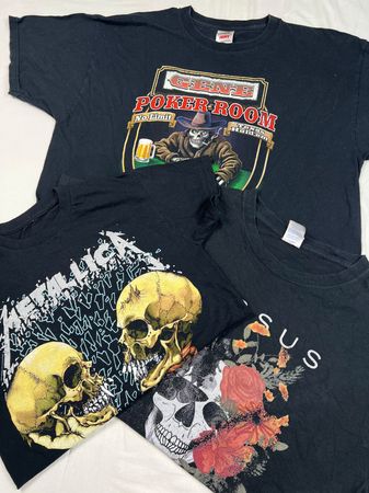 Skelett bedrucktes T-Shirt (T-0058)
