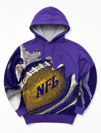 Upcycled Branded Tapestry Hoodies
