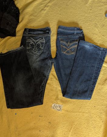 Y2K boot cut jeans 103