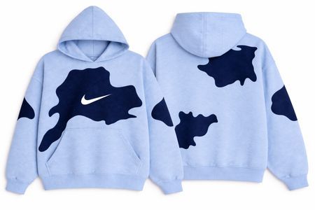 CR2163 Upcycled Branded Graphic Hoodie