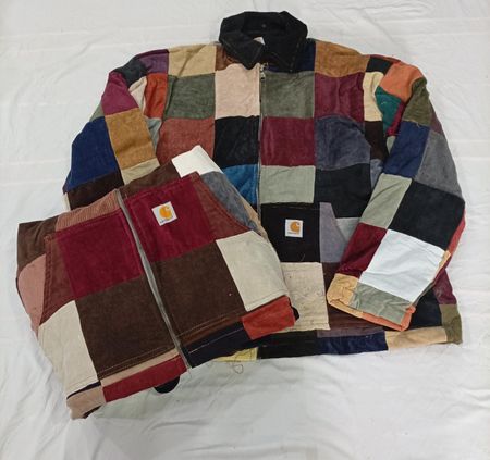 CR11099 Upcycled Carhartt Corduroy Jackets