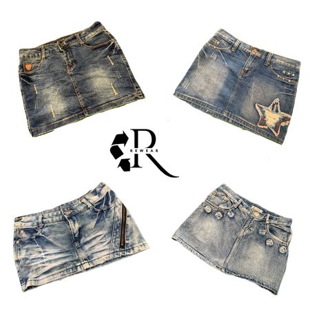 Y2K NYC IT Girl Denim Minirock RW-2511