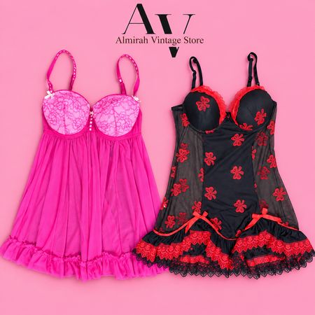 Y2k-Stil Babydoll-Kleid 15 Stück