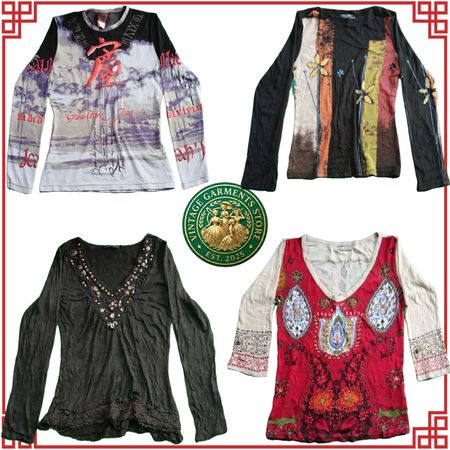 Elegant Ladies Blouses & Chic Fashion Tops Collection – Premium Branded Trendy Y2K Aesthetic Bundle #A1