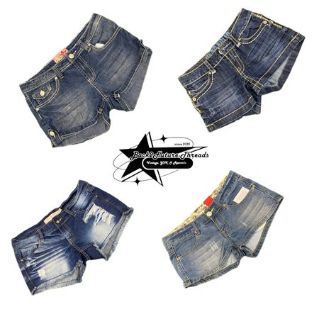 Y2K NYC, IT, GIRL, DENIM, SHORTS, B2F-065