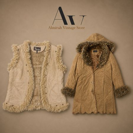 Capotti in pelliccia afghani stilosi Y2k