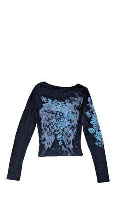 Blouse à manches longues Y2K
