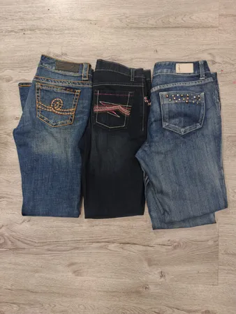 CR2209 UNBRANDED BOOTCUT JEANS