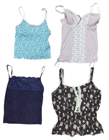 Y2K Tropical Tops 10 Stück zu 1348
