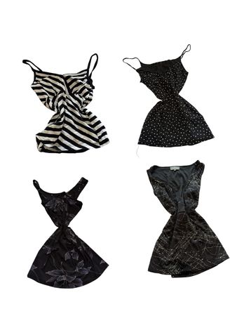 Y2K Black Rhinestone Logo Cami Tops-ST-247