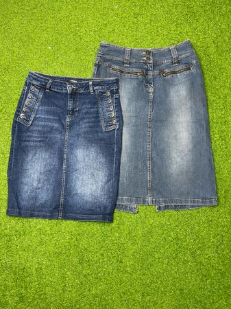 Fast fashion middy denim skirt (brand) Kensol, insider, etc. id 629