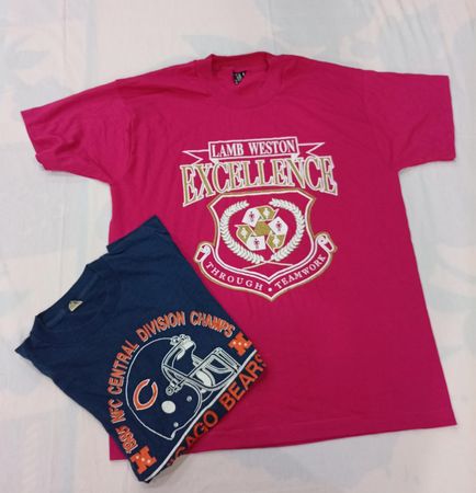 CR11966 T-shirts vintage à coutures simples