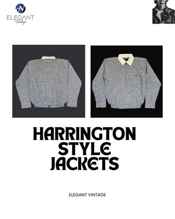 Upcycled Harrington Style Jackets - EVR0095