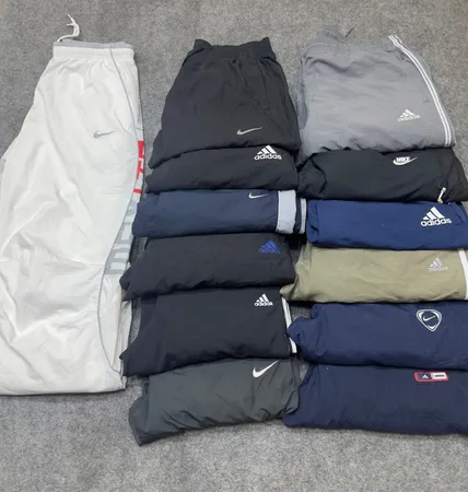 Nike and Adidas track pant