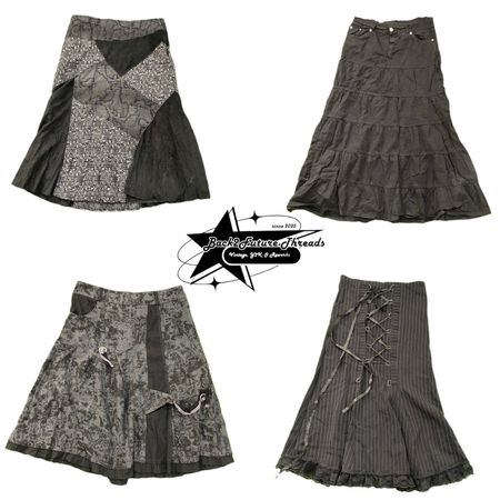 Y2k Unique Girl Saia de Corduroy B2F-127