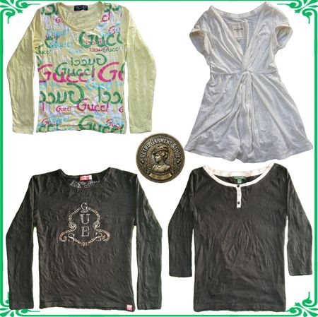 Große Angebot Mix Marken Hollister Ralph Lauren Cop Copine Guess All In One Y2K Damen Tops Lot A81