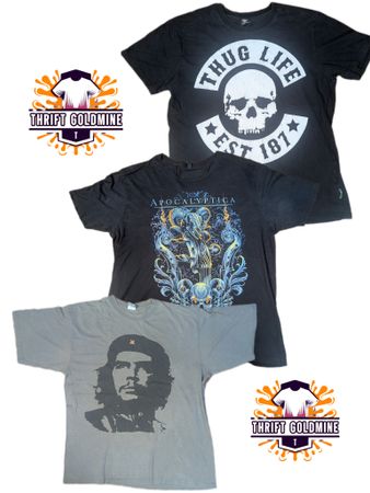 Vintage Graphic Printed T-Shirts | Band Tees | Music Band | Heavy Metal | Y2K | Streetwear | mix bundle
