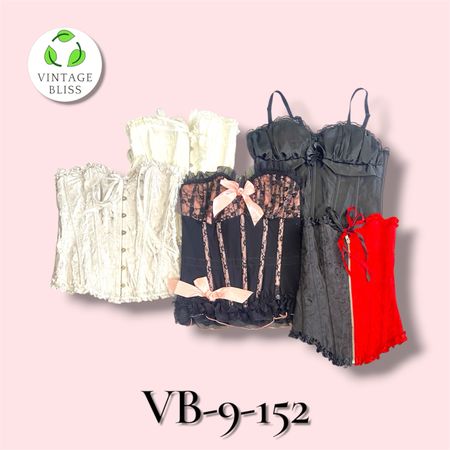 Pacote Atacado de Corpetes Estilosos Y2K – Estilos Sortidos (VB-9 152) 7 peças