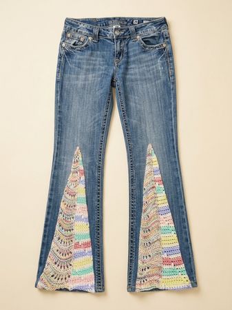Jeans all'uncinetto Miss Me riciclati (Dc-10-188)