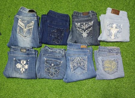 VIGOSS AND OTHER MIX BRANDS JEANS (B 74)