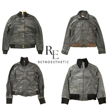 Y2K Unique Leather Jackets RE-3798