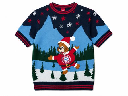 Maglione a maglia stampato di Natale