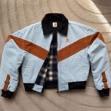 Custom handpick Laci0820, Upcycled Carhartt Crop Jacket