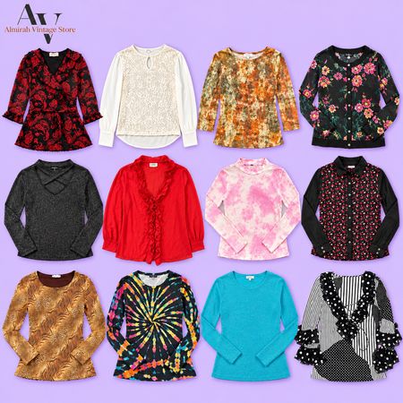 Blusas de manga longa em malha