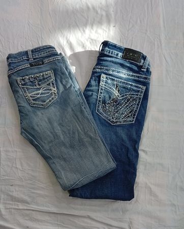 CR12526 Y2K Flare Jeans