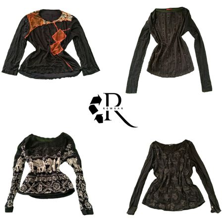 Y2K Unique Girl Printed Full Sleeve Tops RW-2340