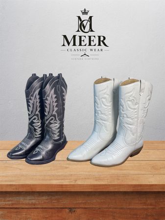 Y2k style Retro Western Cowboy Boots
