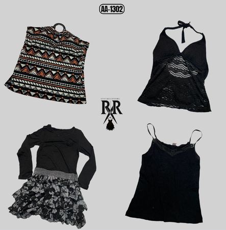 Y2k Dark Vibe Mix Tops (AA-1302)