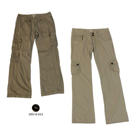 Women’s High Waist Cargo Pants – Premium Retro Y2K Fashion. (GRV-8-013)