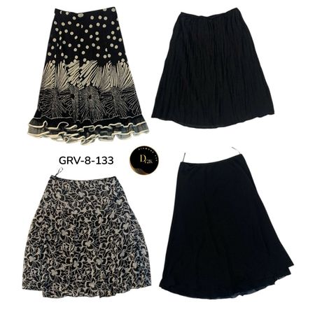 Women’s Poly Skirt – Premium Comfortable Fit Y2K Vintage Style Skirts. (GRV-8-133)