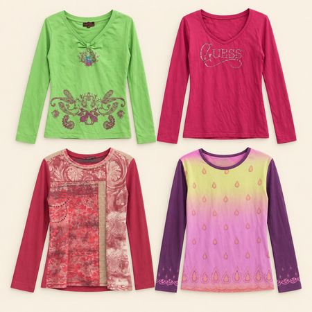 Y2K Girly Pop Long Sleeve Tops