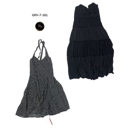 Women’s Cotton Dress – Authentic Y2K Vintage Fashion Dress. (GRV-7-161)